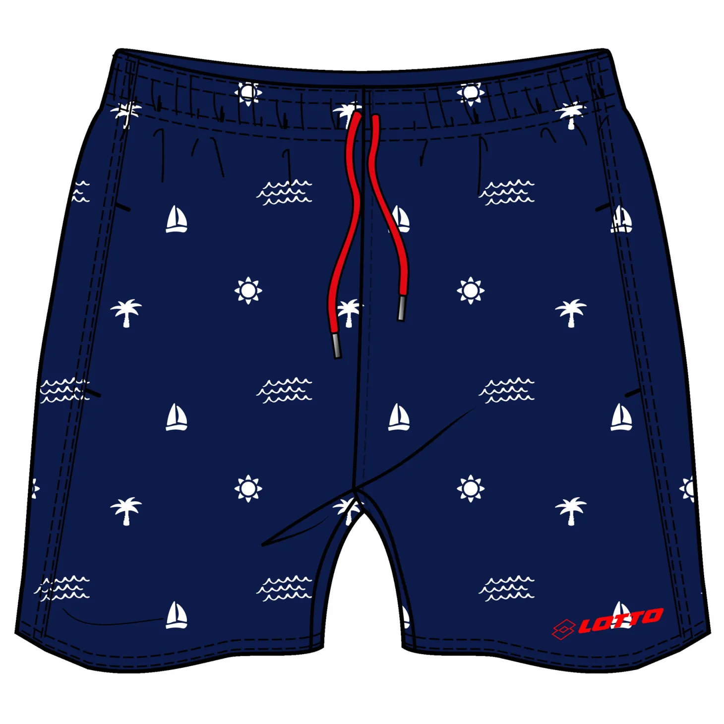 Lotto Short Beach Club | Herren Beachwear