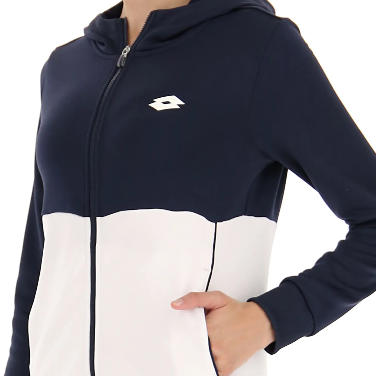 Lotto Squadra W Ii Sweat Fz Hd Pl | Damen Sweatshirts